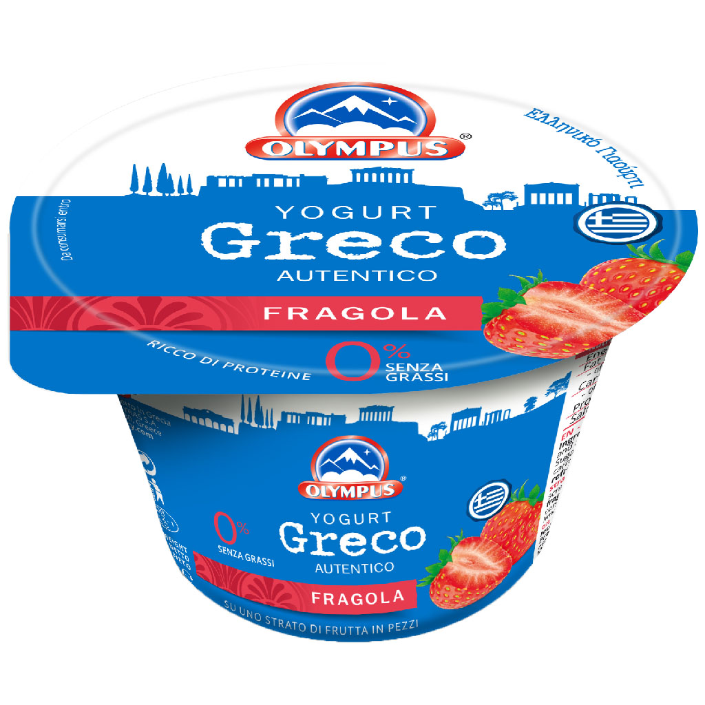 DIA S.r.l. - YOGURT GRECO FRAGOLA 0% GRASSI G.150