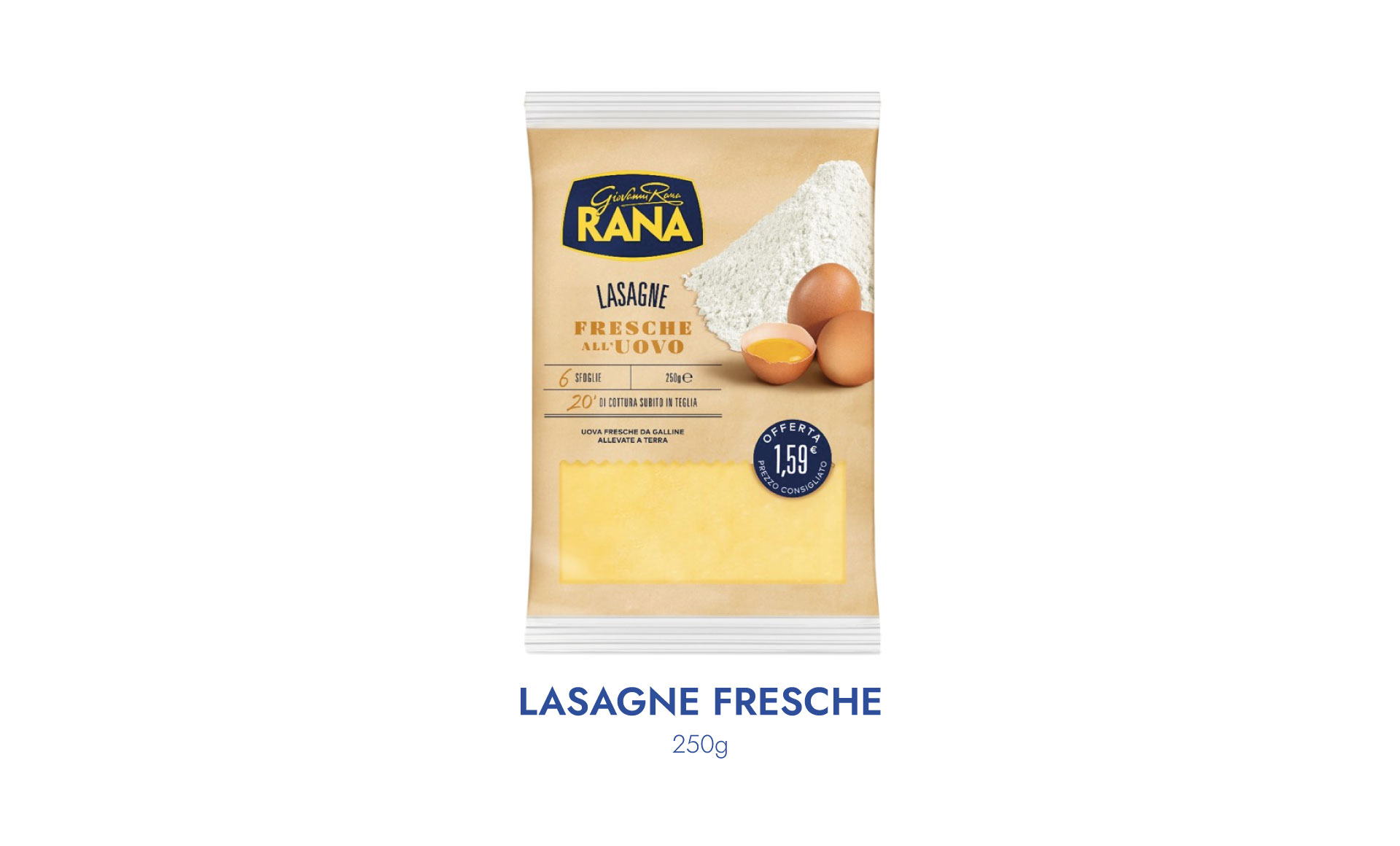 Lasagne Giovanni Rana distribuite da Dia Food Logistic