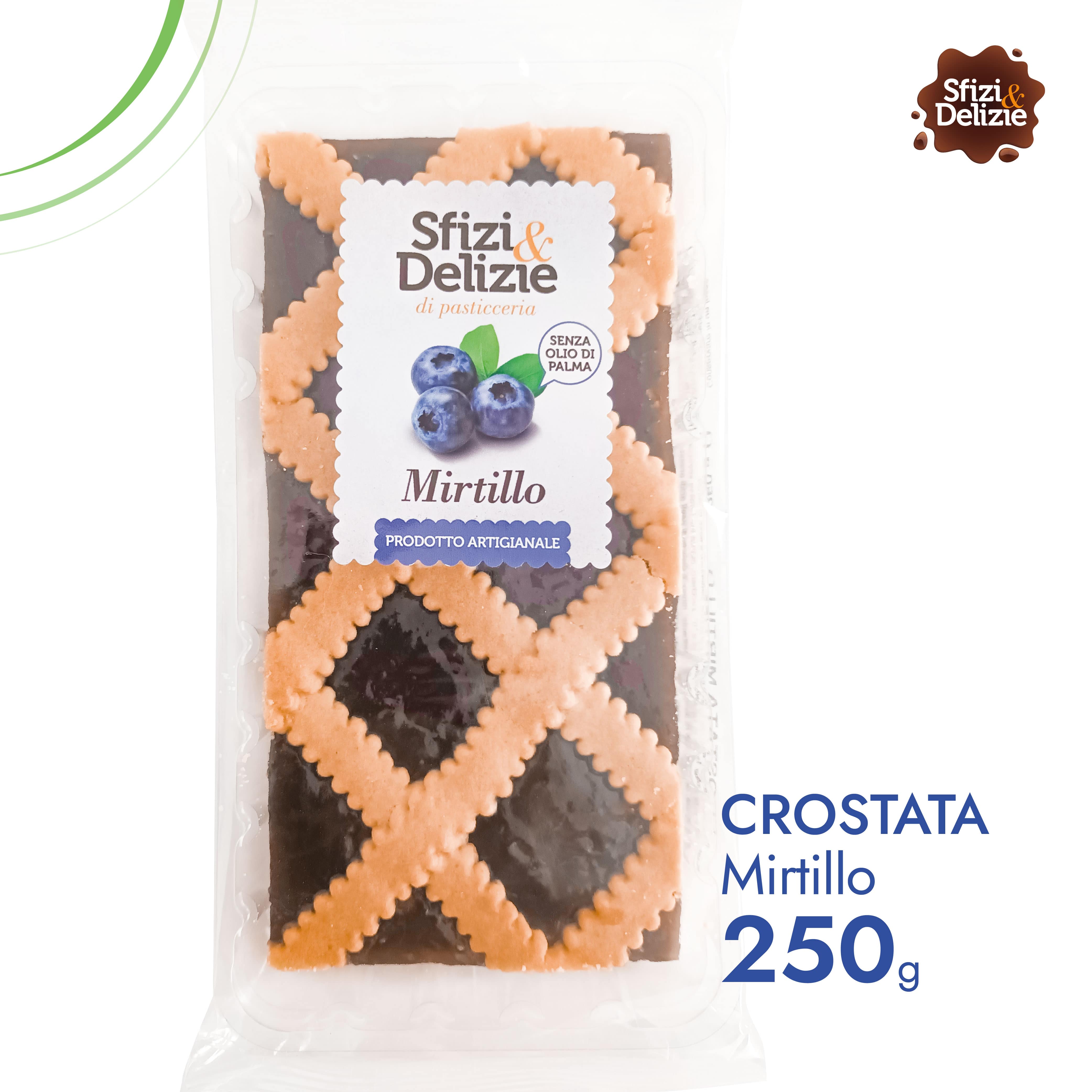 Sfizi & Delizie Crostata al mirtillo. Dolci distribuiti da Dia Srl
