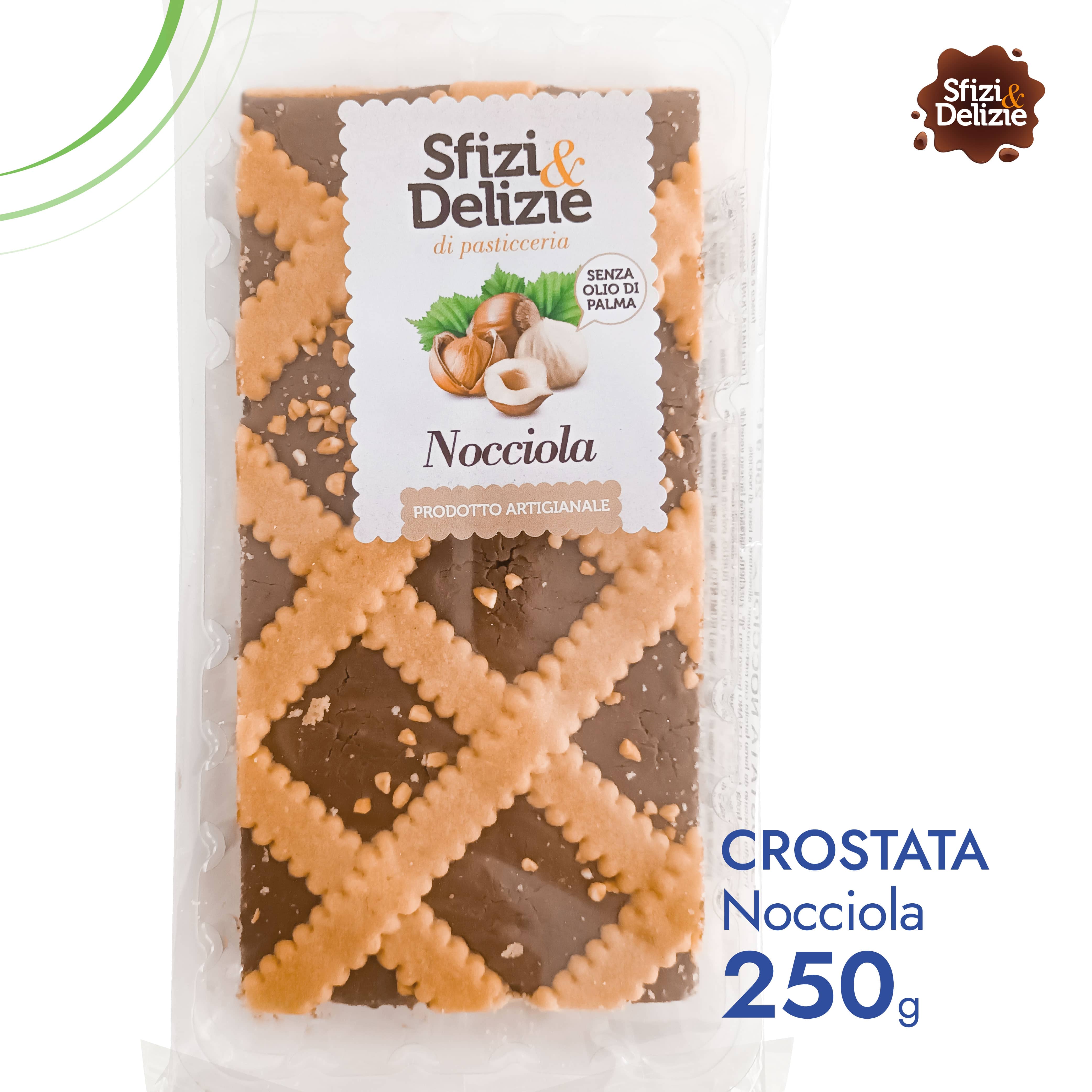 Sfizi & Delizie Crostata alla nocciola. Dolci distribuiti da Dia Srl