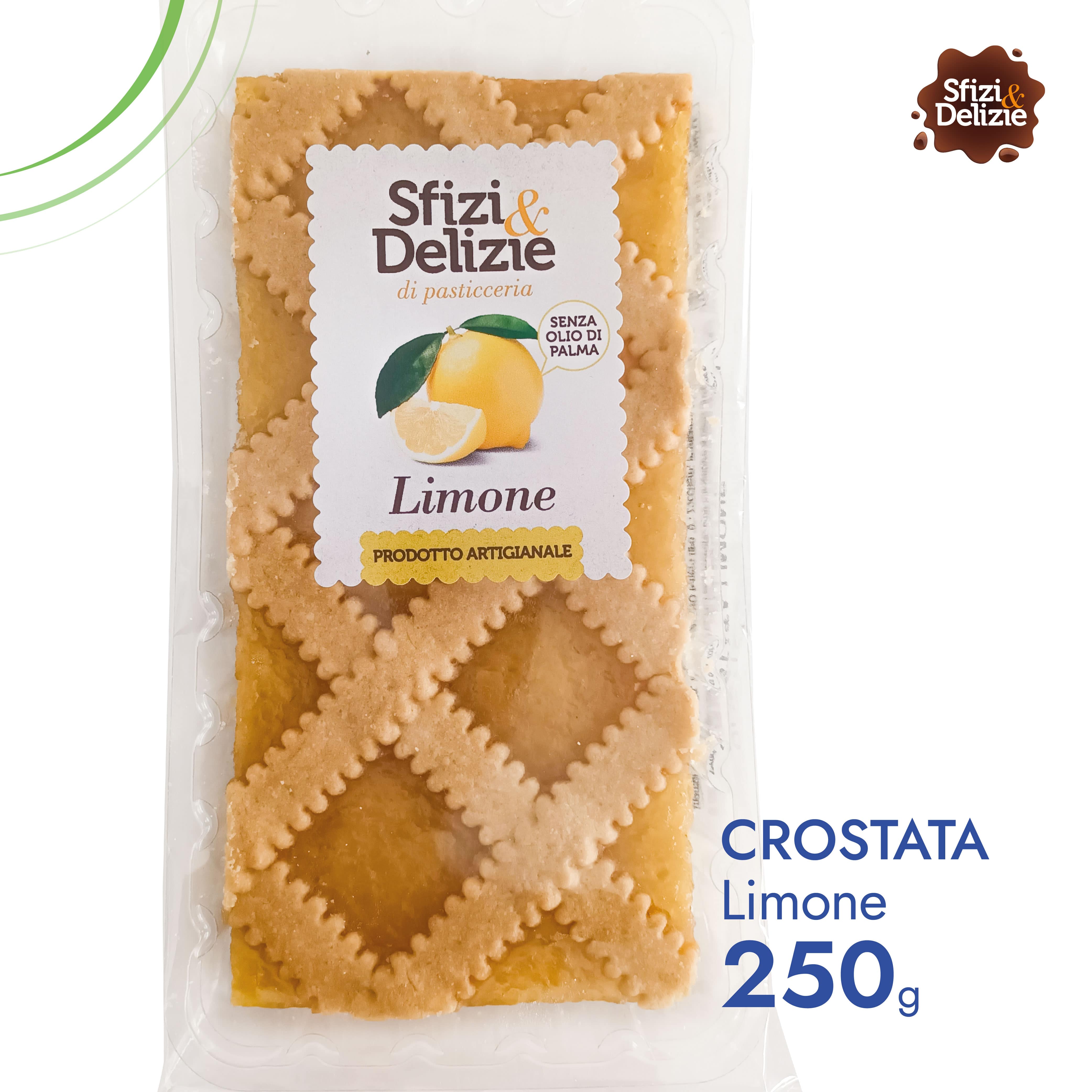 Sfizi & Delizie Crostata al limone. Dolci distribuiti da Dia Srl