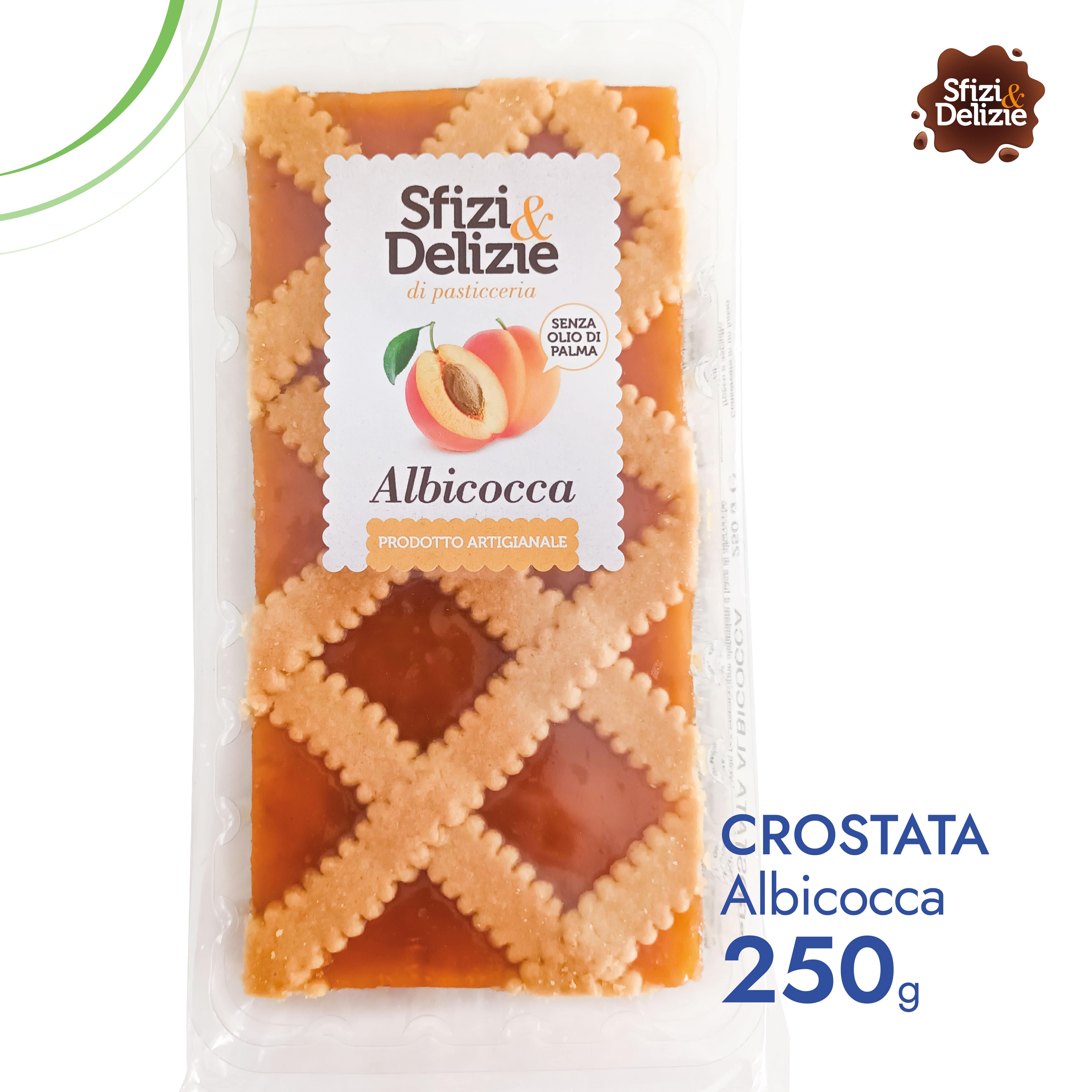 Sfizi & Delizie Crostata all'albicocca. Dolci distribuiti da Dia Srl