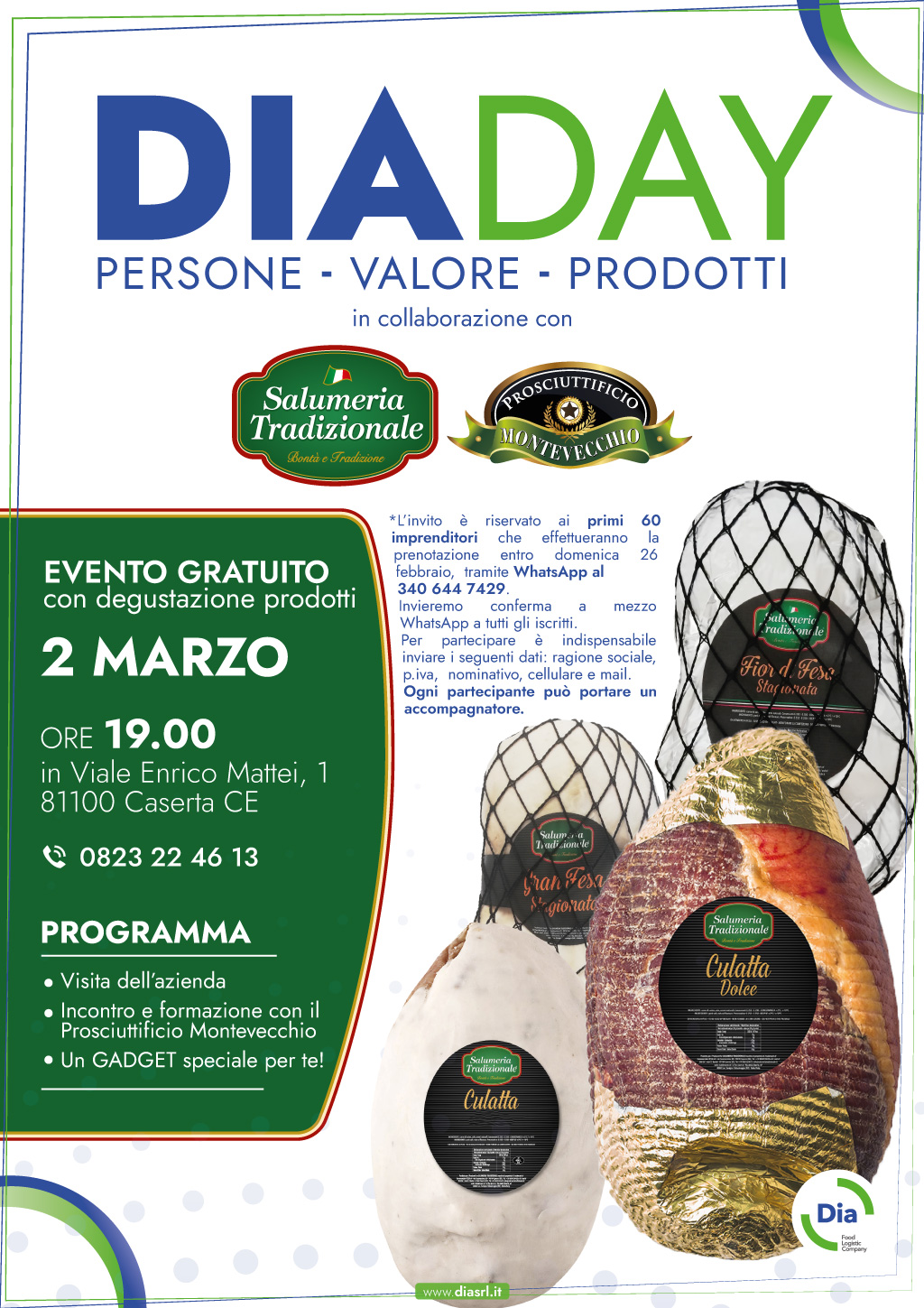 DIADAY - 2 Marzo a Caserta