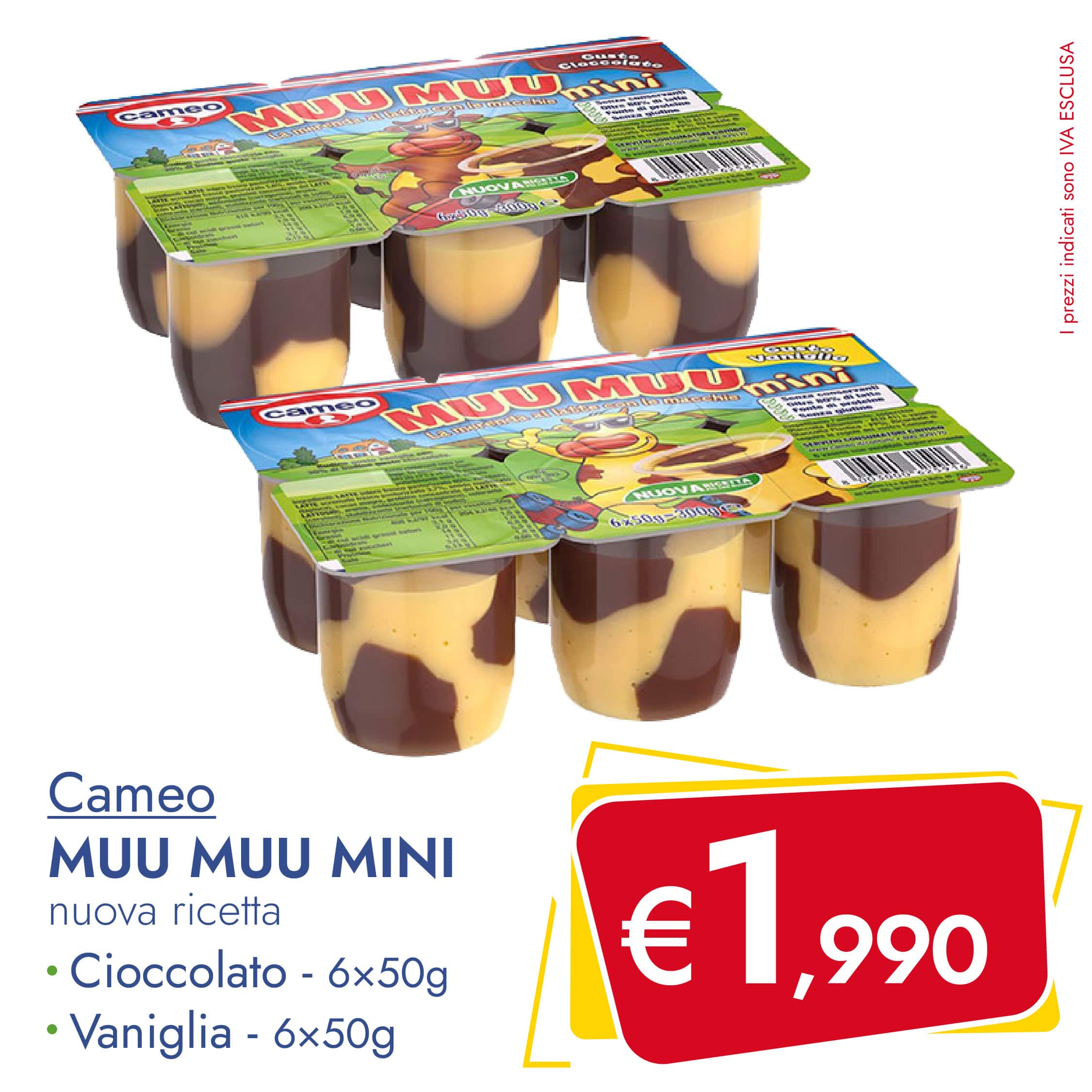 Muu muu mini CAMEO 6×50g in offerta esclusiva su Dialivery di Dia Srl dal 15 maggio al 20 maggio 2023