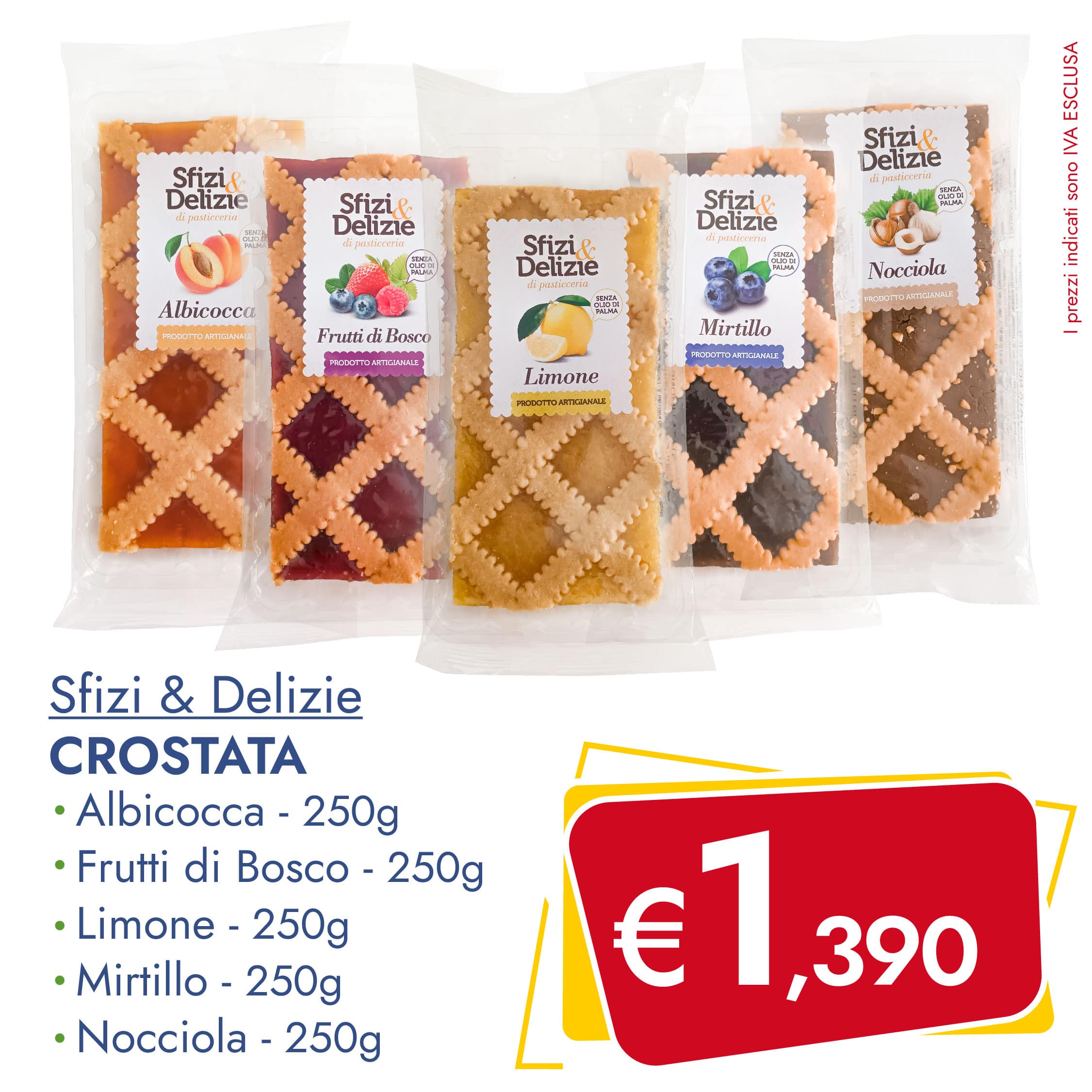 Crostate SFIZI&DELIZIE 250g in offerta esclusiva su Dialivery di Dia Srl dal 29 maggio al 03 giugno 2023