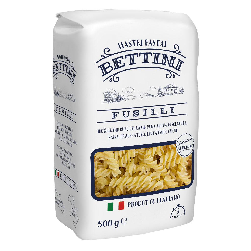 Fusilli 500g Bettini Mastri Pastai distribuito da Dialivery di Dia Srl