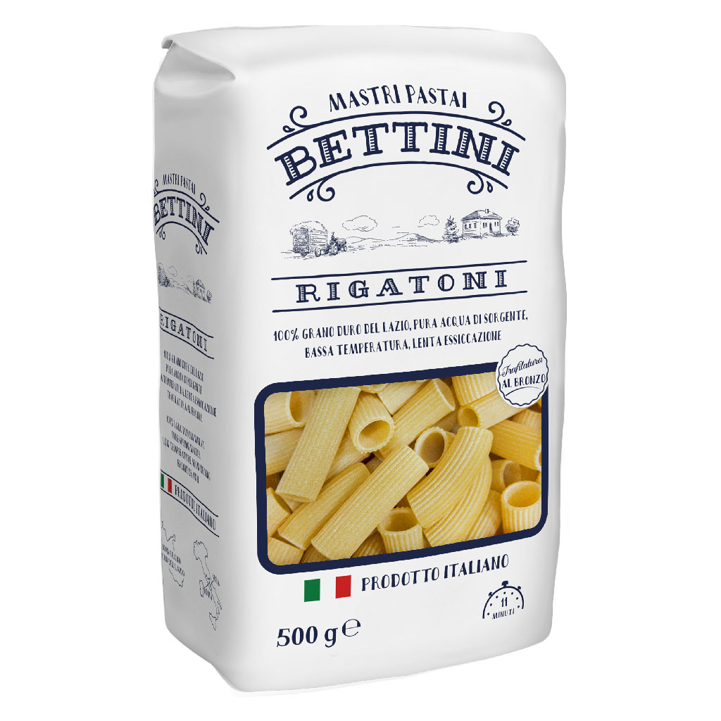 Rigatoni 500g Bettini Mastri Pastai distribuito da Dialivery di Dia Srl