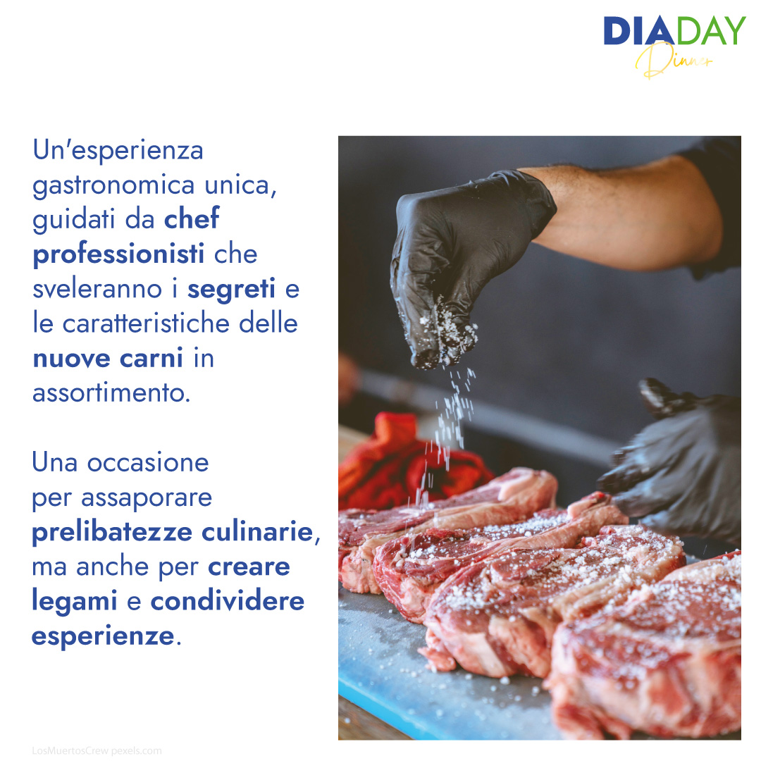 Un'esperienza gastronomica unica, guidati da chef professionisti che sveleranno i segreti e le caratteristiche delle nuove carni in assortimento.