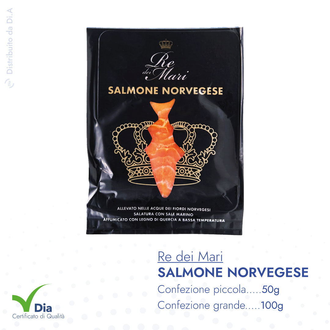 Salmone Norvegese Re dei Mari distribuito da Dia Srl