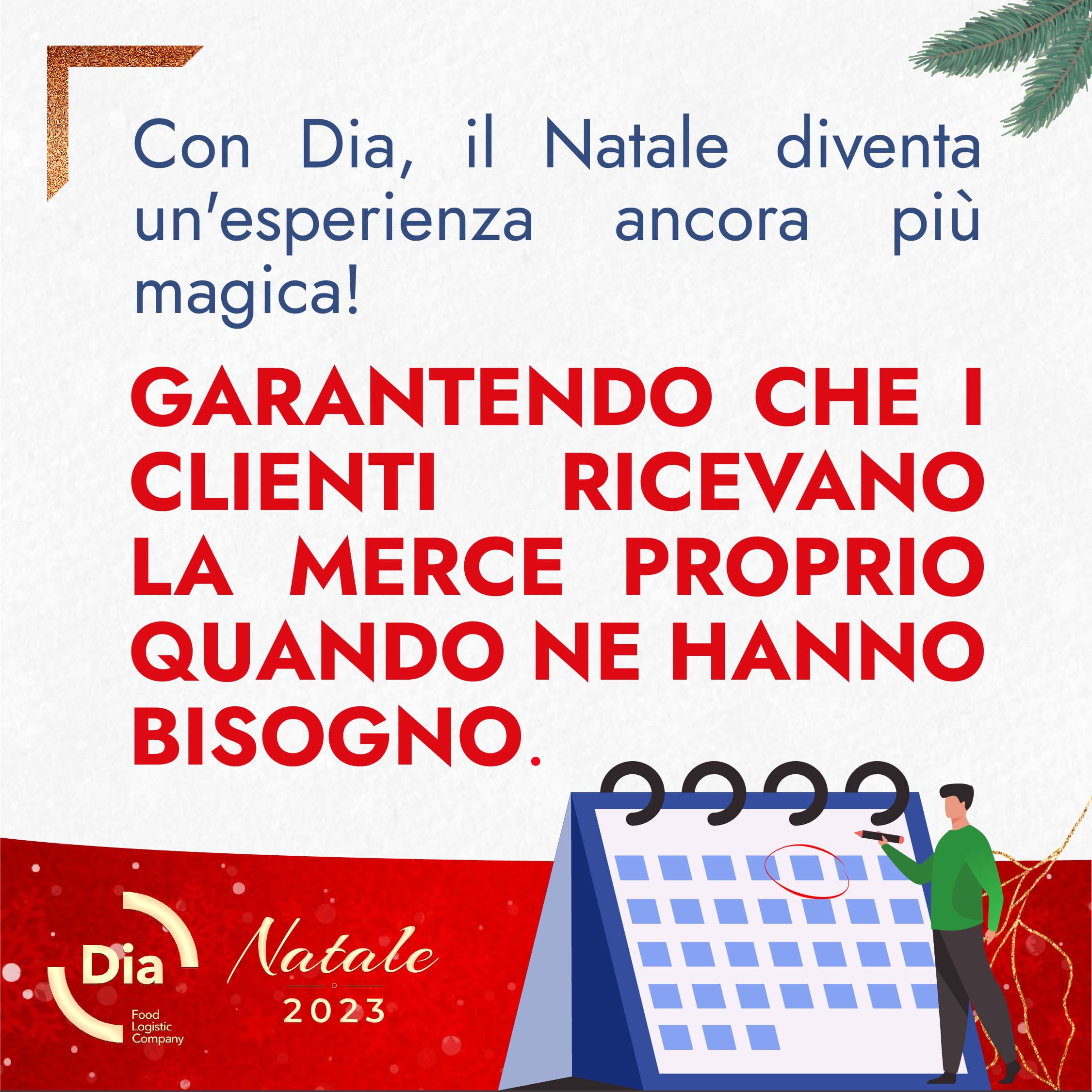 Con Dia, il Natale diventa un'esperienza ancora piu magica. Continuate a seguirci per ulteriori dettagli sul nostro catalogo natalizio e su come possiamo migliorare la vostra stagione festiva!