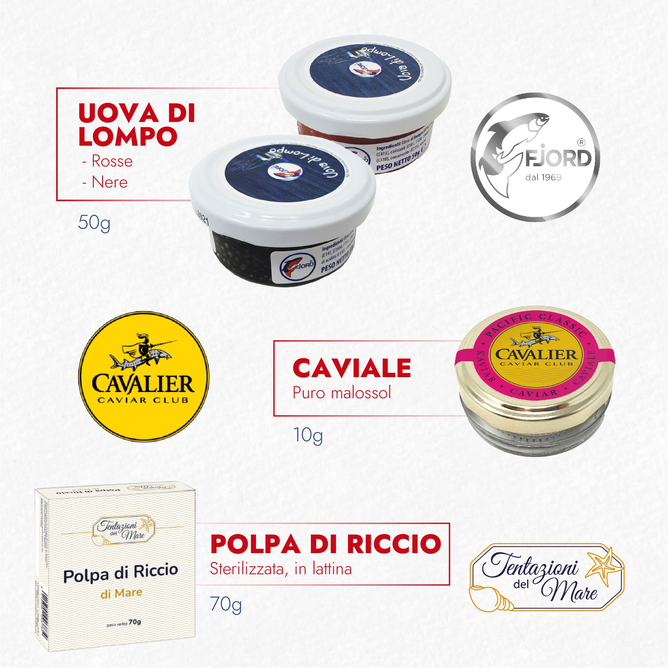 Natale con Dia 2023 presenta Fjord, Cavalier Caviar Club e Polpa di Riccio di mare