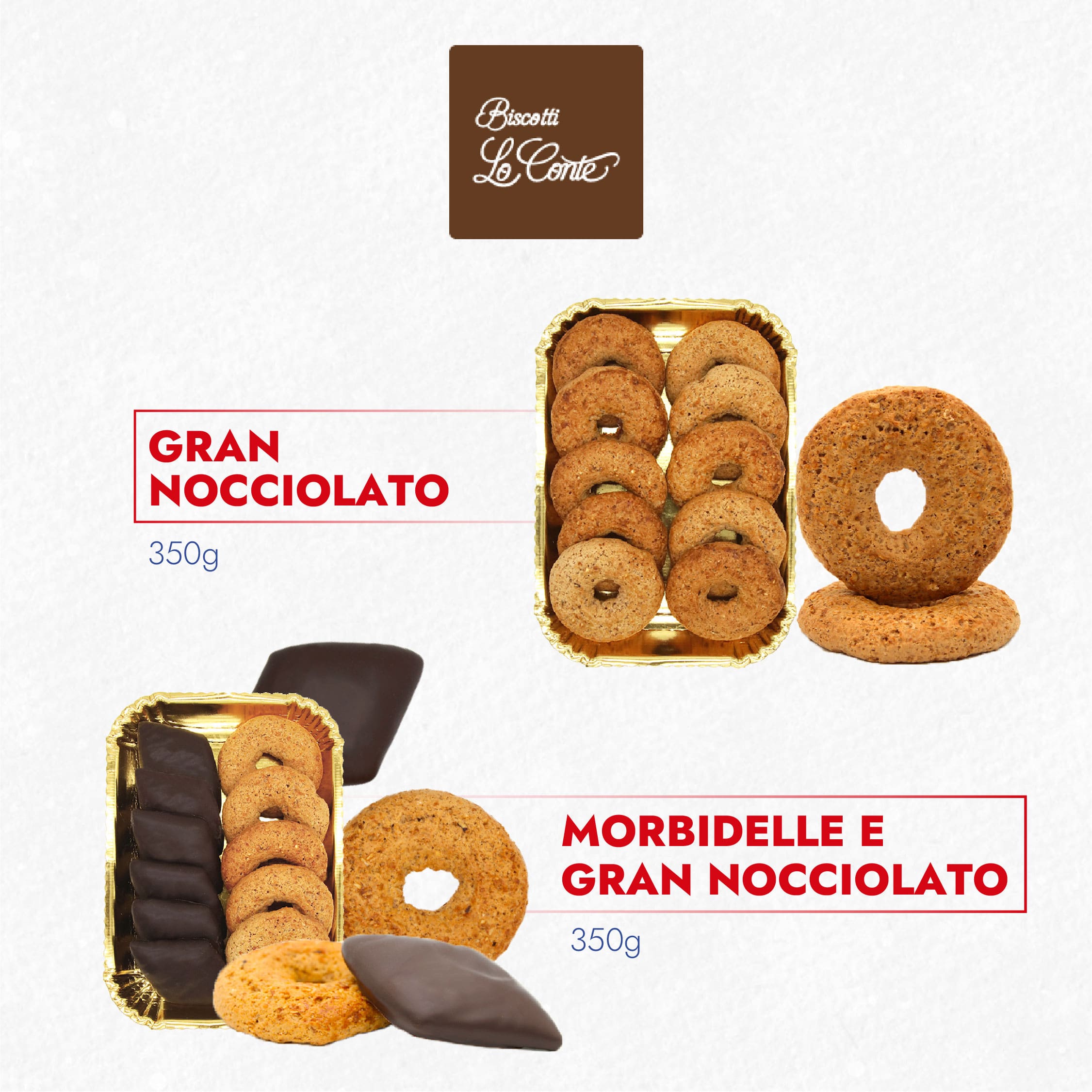 Dolci natalizi biscotti Lo Conte morbidelli e Gran Nocciolato per Natale con Dia 2023