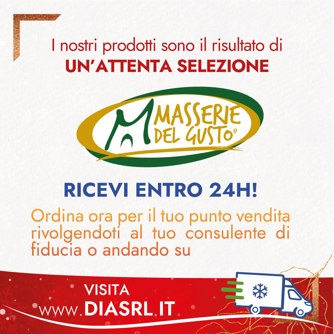 Scopri i prodotti Masserie del Gusto, consegna in 24h per il tuo punto vendita solo su Dialivery di Dia