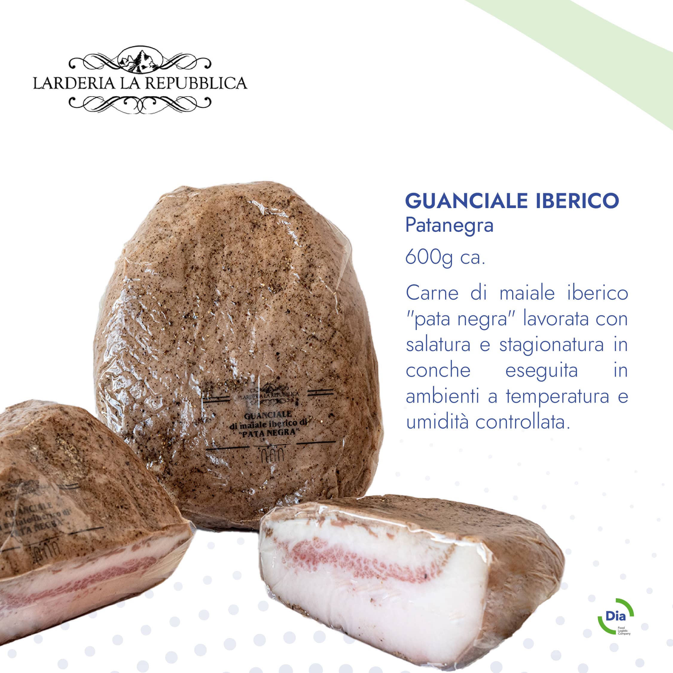 Guanciale Iberico Patanegra 600g ca.