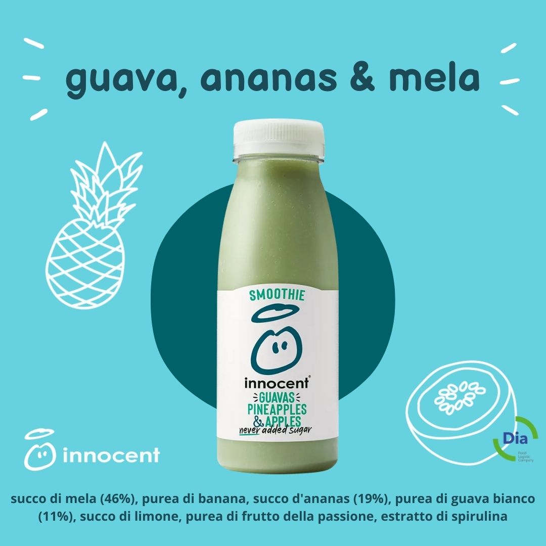 Smoothie Guava, Ananas & Mela 250ml