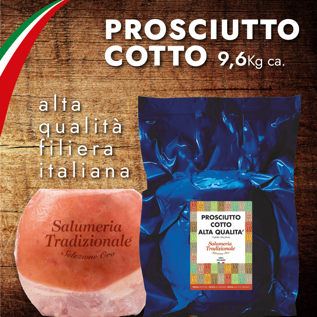 Prosciutto Cotto - Carne di maiale processata in Italia
