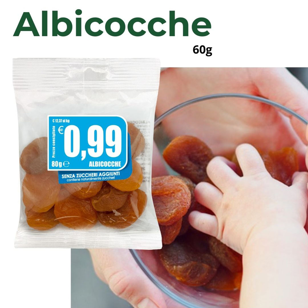 Frutta essicata, albicocche di Eurocompany distribuite da Dia Srl Food Logistic Company